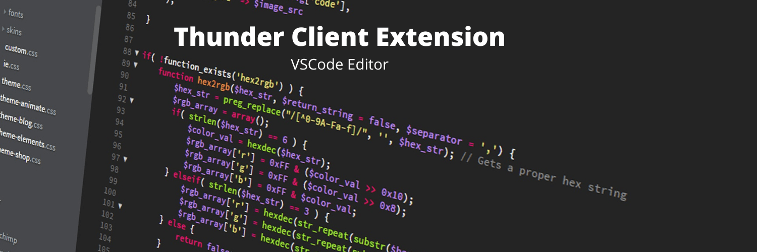Thunder client - VScode extension